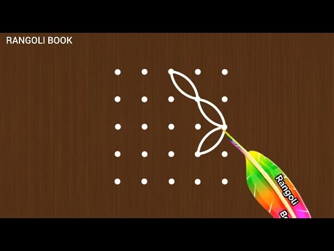 Fantastic Rose Rangoli|Rojapoo Naer Pulli Kolam|6*6 Straight Dots|Gulabi Puvvu Muggulu|Rangoli Book