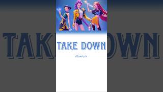 TAKE DOWN – Huntr/x #HuntrX #TakeDown #KpopLyrics #GirlPower #KpopLirikSubIndo #Verselt #KpopShorts