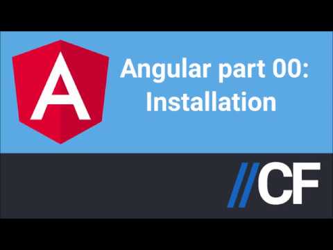 Angular tutorial part 0: Installation