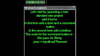 vb6 inputbox tutorial