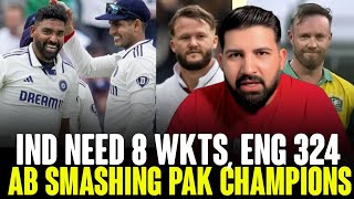 IND need 8 wickets, ENG need 324 || ABD punish PAK in final to win WCL season 2 