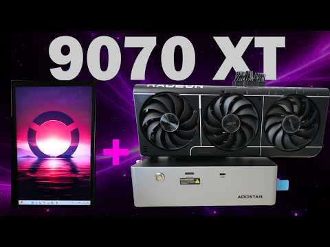 Legion Go RX 9070XT Ultimate Upgrade with Aoostar eGPU Dock - PART 2