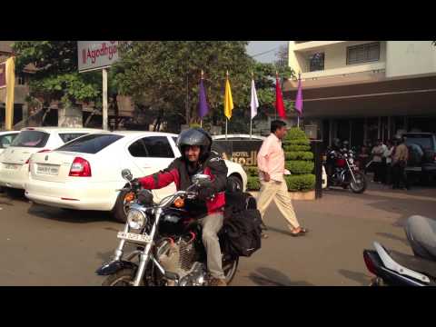 Rolling out from Hotel Ayodhya, Kolhapur