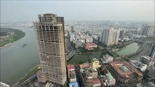 【ベトナム】 サイゴン・スカイデッキ　地上178mからの景色　"Saigon Skydeck", View from 178m above ground　(2023.4)