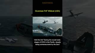 Grumman F4F Wildcat (USA) During in action the World War 2 #usa #ww2 #hisotry