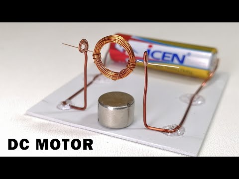 Make Funny DC Motor with simple part|DIY