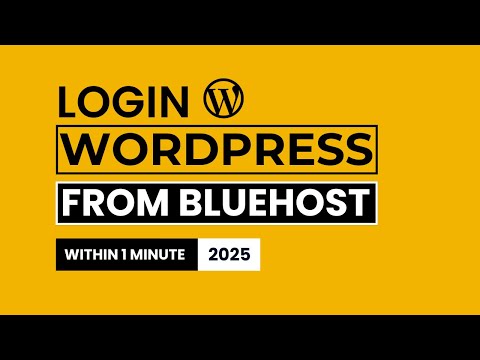 How To Login WordPress In Bluehost 2025 | Login To WordPress Through Bluehost Cpanel | WP Charm