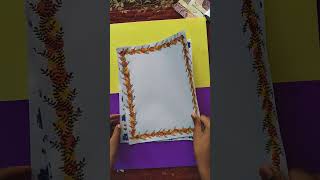 Beautiful border designs for project work ✍️🖌️🎨#projectwork 🎨 like 👍 and subscribe ▶️☺️