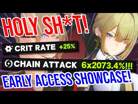 Evelyn deals SO MUCH DAMAGE! Early Access Showcase! Zenless Zone Zero