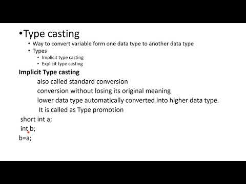 C Type Casting