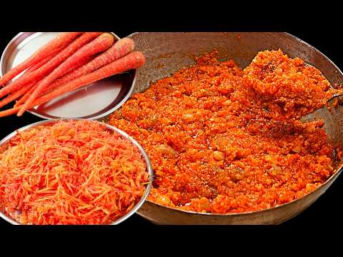 शादियों वाला गाजर का हलवा अब कोई भी बना ले | Gajar ka Halwa Recipe | Carrot Halwa | Kabitaskitchen