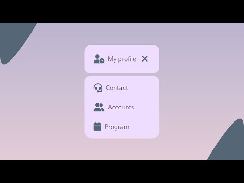 Drop Down Menu using HTML and CSS Only