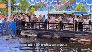 #亲子游玩好去处 #美丽夜景太迷人 #海洋馆打卡 #灯光秀