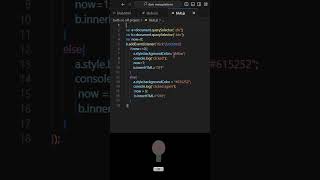 Light ON and OFF using html, css  and javascript #javascript  #html #css