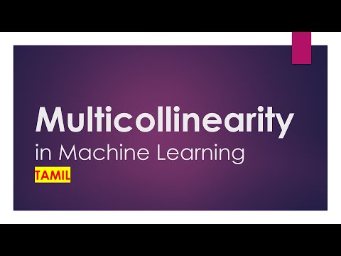 MultiCollinearity in Machine Learning | Explained in Tamil #multicollinearity #linearregression