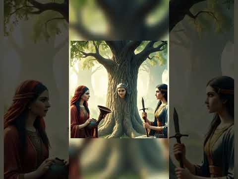 Norse mythology, the Norns are three female deities who govern fate. #norsemythology #norse #norset