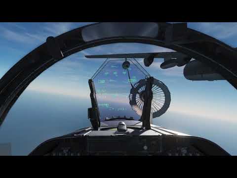 DCS F/A-18C AAR with controls indicator open