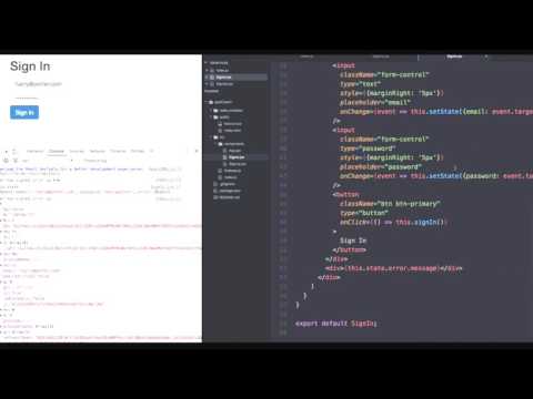 React Js Tutorials - Writting SignIn | React with Redux | React Js Tutorials for Beginners