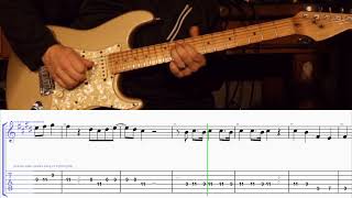 How to Play the Melody to Counting Stars by One Republic on Guitar with TAB