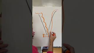 Uppercase Letter V by Alex Savakis
