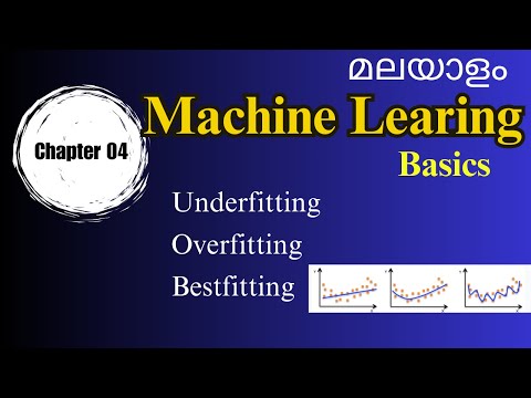 Underfitting , Overfitting and Bestfitting ( Chapter 4) | Machine Learning Basics in Malayalam
