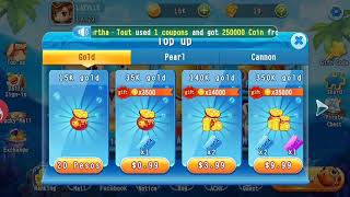 Fishing Hall games - How to top up 20 php load