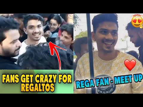 Regaltos fan meet up in delhi ❤️ fans get crazy for Regaltos 😍 #regaltos
