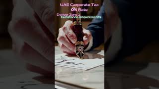 UAE: No Substance = No 0% Tax #corporatetax #dubaibusiness #money #freezone #taxtips