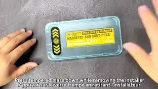 Tempered Glass Screen Protector Installation Video