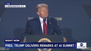 LIVE: Pres. Trump delivers remarks at AI summit in Washington, DC