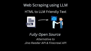 LLM Web Scraping - Open Source Alternative to Firecrawl. Webpage to LLM ready text for RAG.