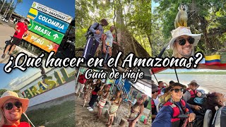 WHAT TO DO IN THE COLOMBIAN AMAZON 😎Tour, Prices and Tips🐵LETICIA, PUERTO NARIÑO, TABATINGA🏞️