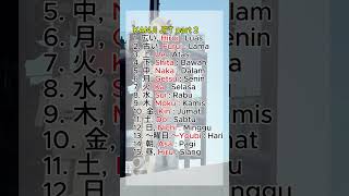 KANJI JFT Part2 #jftbasic #jftexam #japanesevocabulary #belajar #education #irodori #tokuteiginou
