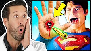 ER Doctor REACTS to Superman's Most Brutal Movie Fights