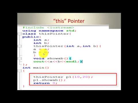 what is "this" pointer?|why we use "this pointer"?what is the function of "this pointer"with example