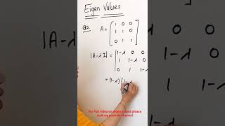 #eigenvalue #eigenvaluesandeigenvectors #eigenvalues #nonsingularmatrix