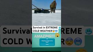 EXTREME COLD PLACE!🥶 would you dare to live here? #amazing #iceworld | @YouTube @Shorts