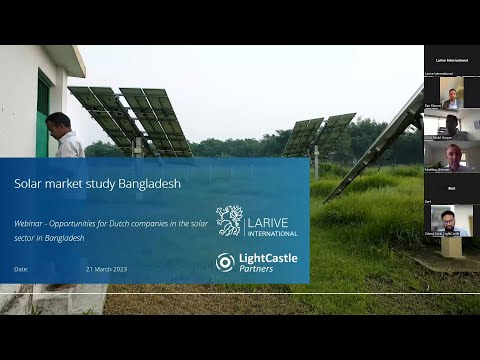 Webinar 21/03/2023: ‘Opportunities for Dutch companies in the solar energy sector in Bangladesh’