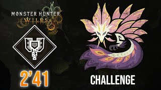 【MHWilds】Challenge Quest Mizutsune 2'41 solo Charge Blade