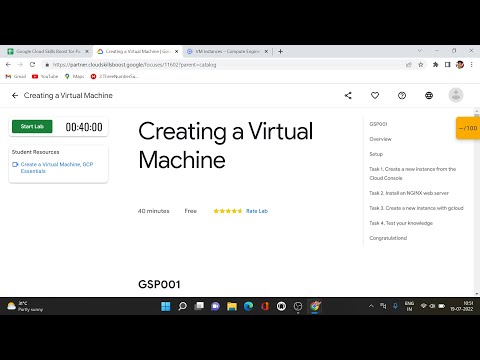 Creating a Virtual Machine in google cloud platform