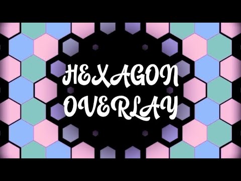 How to make your own HEXAGON OVERLAYS on alight motion tutorial ✨ [EASY]
