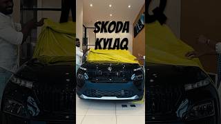 Skoda Kylaq Unveiling. Black #kylaq #skoda