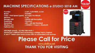 CTi GROUP TOSHIBA e-STUDIO 5018 A