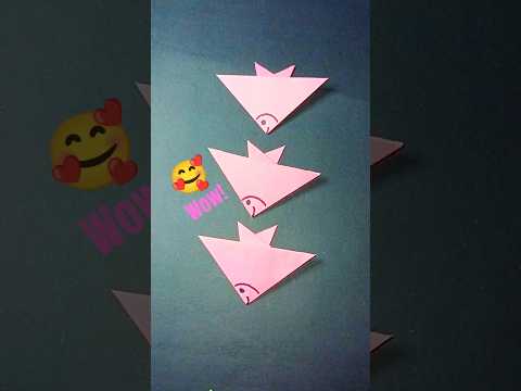 Easy Paper Crafts #cute #fish #diycrafts #diy #papercraft