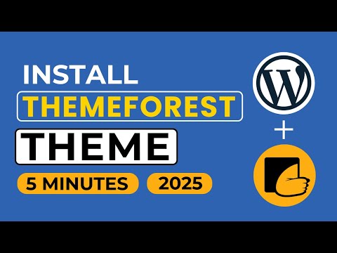 How To Install Wordpress Theme from Theme Forest | Theme Forest Wordpress Theme Installation