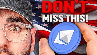 Last Chance Before Trump Pumps Crypto (ETH Price Prediction)