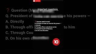 President vs Governor: कौन ज्यादा ताकतवर?"#UPSC2025 #PolityQuiz#OneDayExam#GKShorts #UPSCFacts #ssc