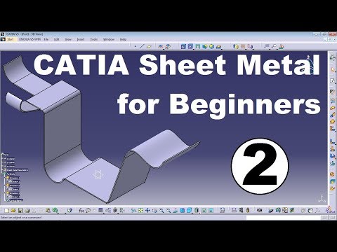 CATIA Sheet Metal Tutorial for Beginners - 2