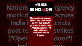Emergency Drills After Terror Response #indiapakistan #indiapakistanwar #indianarmy #news #shorts