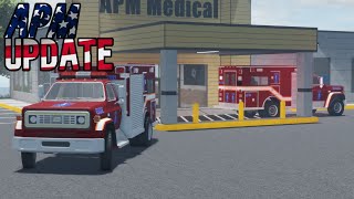 APM Update Review! (Ambulance, & Hospital) | Roblox American Plains Mudding